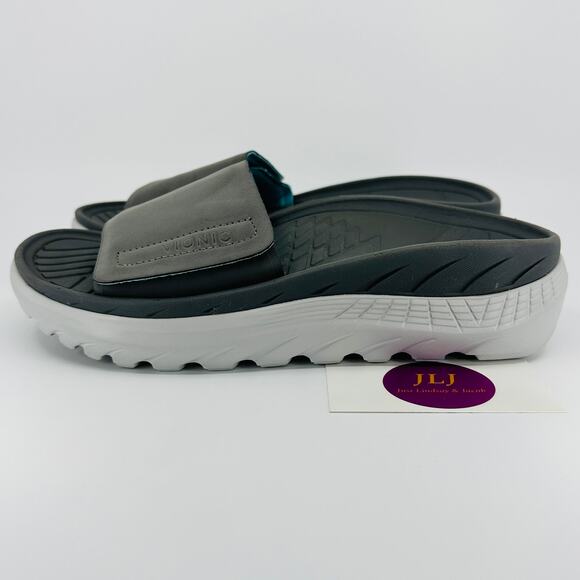 Vionic Women's Rejuvenate Recovery Slide Comfort Sandals Charcoal Vapor Size 8 - Picture 5 of 11